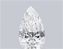 Natural Diamond 0.51 Carats, Pear with  Cut, H Color, I1 Clarity and Certified by GIA