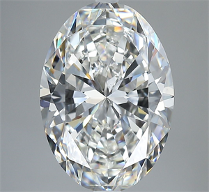 Foto Diamante Natural 5.01 quilates, Ovalado , Color F, claridad VS2 y certificado GIA de