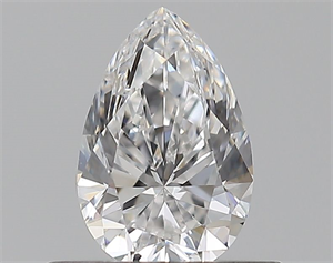 Picture of Natural Diamond 0.40 Carats, Pear with  Cut, D Color, VVS1 Clarity and Certified by GIA
