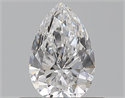 Diamante Natural 0.40 quilates, De pera , Color D, claridad VVS1 y certificado GIA