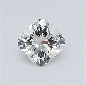 Foto Diamante Natural 0.40 quilates, Del cojín , Color I, claridad VVS2 y certificado GIA de