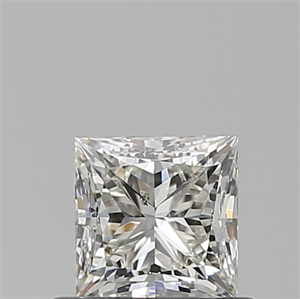 Picture of Natural Diamond 0.70 Carats, Princess with  Cut, J Color, SI1 Clarity and Certified by GIA