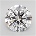 Lab Grown Diamond 2.71 Carats, Round with Ideal Cut, D Color, IF Clarity and Certified by IGI