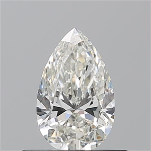Foto Diamante Natural 0.50 quilates, De pera , Color I, claridad VVS2 y certificado GIA de