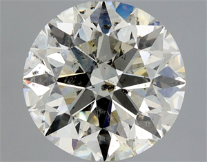 Picture of Natural Diamond 1.56 Carats, Round with Excellent Cut, K Color, SI2 Clarity and Certified by HRD