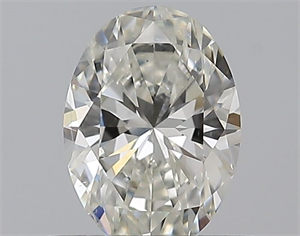 Picture of Natural Diamond 0.50 Carats, Oval with  Cut, I Color, SI2 Clarity and Certified by GIA