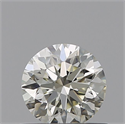 Diamante Natural 0.53 quilates, Redondo , Color J, claridad VVS1 y certificado IGI