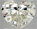 Diamante Natural 4.03 quilates, Corazón , Color I, claridad VVS2 y certificado HRD