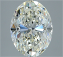 Natural Diamond 3.01 Carats, Oval with  Cut, J Color, VS1 Clarity and Certified by GIA