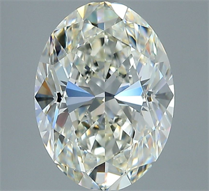 Picture of Natural Diamond 3.01 Carats, Oval with  Cut, J Color, VS1 Clarity and Certified by GIA