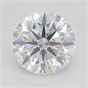 Lab Grown Diamond 3.71 Carats, Round with Excellent Cut, E Color, VVS1 Clarity and Certified by GIA