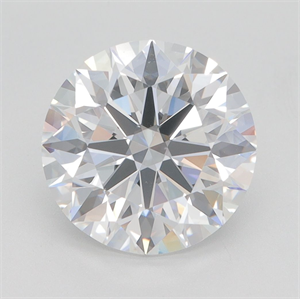 Picture of Lab Grown Diamond 3.71 Carats, Round with Excellent Cut, E Color, VVS1 Clarity and Certified by GIA