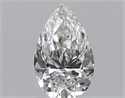 Diamante Natural 0.53 quilates, De pera , Color G, claridad SI1 y certificado GIA
