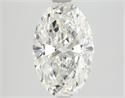 Natural Diamond 2.04 Carats, Oval with  Cut, F Color, SI1 Clarity and Certified by GIA