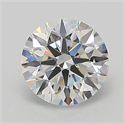 Lab Grown Diamond 1.00 Carats, Round with Ideal Cut, D Color, VVS2 Clarity and Certified by IGI