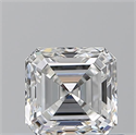 Natural Diamond 0.70 Carats, Asscher with  Cut, F Color, VS1 Clarity and Certified by GIA