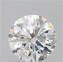 Natural Diamond 0.80 Carats, Round with Excellent Cut, F Color, SI1 Clarity and Certified by GIA