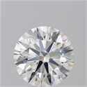 Diamante Natural 5.20 quilates, Redondo , Color H, claridad VVS2 y certificado GIA