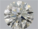 Natural Diamond 0.50 Carats, Round with Excellent Cut, K Color, VS1 Clarity and Certified by GIA