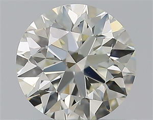 Picture of Natural Diamond 0.50 Carats, Round with Excellent Cut, K Color, VS1 Clarity and Certified by GIA