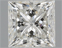 Natural Diamond 0.61 Carats, Princess with  Cut, I Color, VS2 Clarity and Certified by GIA