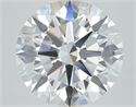 Lab Grown Diamond 1.08 Carats, Round with Ideal Cut, D Color, VS2 Clarity and Certified by IGI