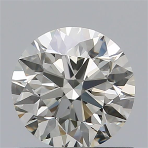 Picture of Natural Diamond 0.70 Carats, Round with Excellent Cut, L Color, VVS2 Clarity and Certified by GIA