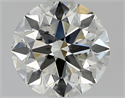 Natural Diamond 1.00 Carats, Round with Excellent Cut, J Color, SI2 Clarity and Certified by GIA