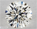 Diamante Natural 0.58 quilates, Redondo , Color I, claridad VS1 y certificado GIA