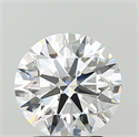Del inventario de diamantes de laboratorio, 2.60 quilates, Redondo , Color E, claridad VVS2 y certificado IGI