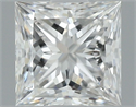 Diamante Natural 0.53 quilates, Princesa , Color G, claridad SI1 y certificado GIA