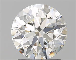 Foto Diamante Natural 1.70 quilates, Redondo , Color I, claridad IF y certificado GIA de