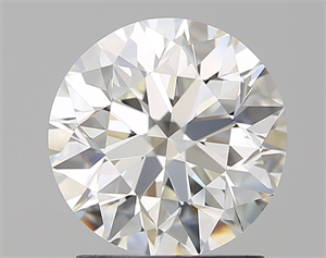 Foto Diamante Natural 1.70 quilates, Redondo , Color I, claridad IF y certificado GIA de