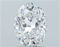 Natural Diamond 1.20 Carats, Oval with  Cut, D Color, SI1 Clarity and Certified by GIA