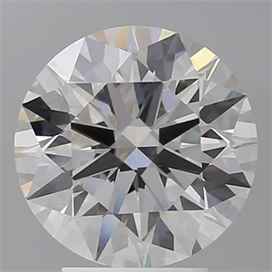 Picture of Lab Grown Diamond 3.59 Carats, Round with Ideal Cut, F Color, VS1 Clarity and Certified by IGI