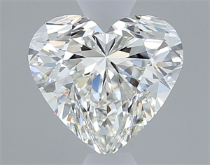 Picture of Natural Diamond 0.51 Carats, Heart with  Cut, H Color, VS1 Clarity and Certified by GIA