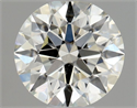 Diamante Natural 0.42 quilates, Redondo , Color J, claridad SI2 y certificado GIA