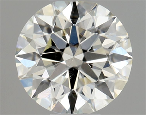 Foto Diamante Natural 0.42 quilates, Redondo , Color J, claridad SI2 y certificado GIA de