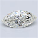 Natural Diamond 2.02 Carats, Marquise with  Cut, J Color, IF Clarity and Certified by GIA