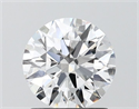 Lab Grown Diamond 1.26 Carats, Round with Ideal Cut, D Color, VVS1 Clarity and Certified by IGI