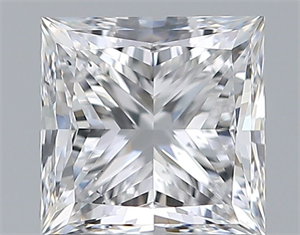 Picture of Natural Diamond 0.90 Carats, Princess with  Cut, D Color, VS2 Clarity and Certified by GIA