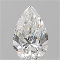 Natural Diamond 3.20 Carats, Pear with  Cut, G Color, VVS1 Clarity and Certified by GIA