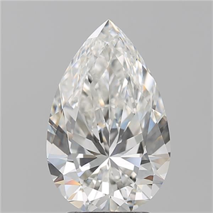 Picture of Natural Diamond 3.20 Carats, Pear with  Cut, G Color, VVS1 Clarity and Certified by GIA