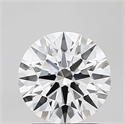 Lab Grown Diamond 1.55 Carats, Round with Ideal Cut, F Color, VVS2 Clarity and Certified by IGI