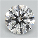Lab Grown Diamond 1.00 Carats, Round with Ideal Cut, D Color, VVS2 Clarity and Certified by IGI