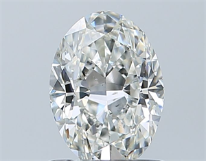 Picture of Natural Diamond 0.90 Carats, Oval with  Cut, H Color, SI1 Clarity and Certified by GIA