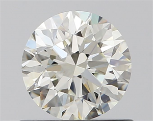 Picture of Natural Diamond 0.70 Carats, Round with Very Good Cut, J Color, VVS2 Clarity and Certified by IGI