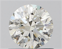 Natural Diamond 0.70 Carats, Round with Very Good Cut, J Color, VVS2 Clarity and Certified by IGI
