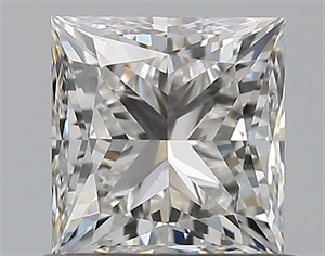 Foto Diamante Natural 0.81 quilates, Princesa , Color F, claridad VS1 y certificado GIA de