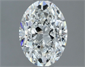 Natural Diamond 1.21 Carats, Oval with  Cut, F Color, VS2 Clarity and Certified by GIA